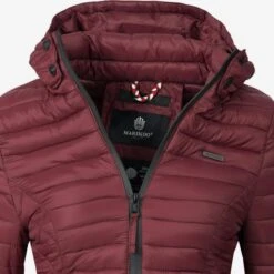 Marikoo Vestes De Mi-saison Veste Mi-saison Samtpfote Femme Bourgogne -Marikoo e71187967aa35bfe627dc5cdfd8853f9