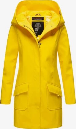Marikoo Manteaux De Pluie Manteau Fonctionnel Mayleen Femme Jaune