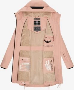 Marikoo Parkas Parka Mi-saison Femme Rose 4 Marikoo Parkas Parka Mi-saison Femme Rose -Marikoo e7d18e90972cccf649d17b2a3b531dfb