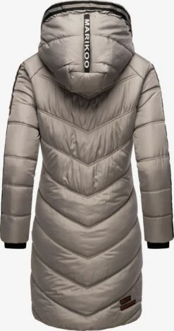 Marikoo Manteaux Dhiver Manteau D’hiver Armasa Femme Gris -Marikoo e7edde8e93b94d90720feb852116f39a