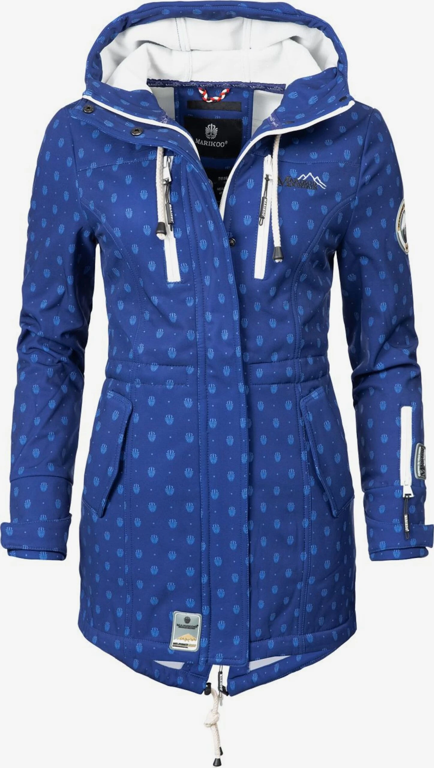 Marikoo Manteaux De Pluie Manteau Fonctionnel Zimtzicke Femme Bleu / Bleu Clair