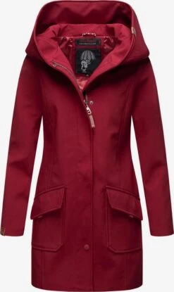 Marikoo Manteaux De Pluie Manteau Fonctionnel Mayleen Femme Rouge Cerise