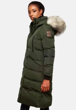 Marikoo Manteaux Dhiver Manteau D’hiver Schneesternchen Femme Vert -Marikoo ec2f3da273164cf8ec58dad5be2ced9f