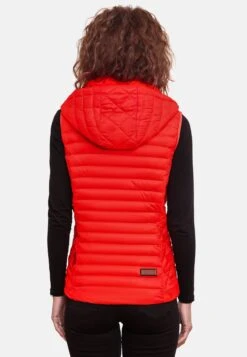 Marikoo Vestes Sans Manches Gilet Hasenpfote Femme Orange Fluo -Marikoo ed03292decce7a70d05215c1f3e987db