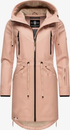 Marikoo Parkas Parka Mi-saison Femme Rose