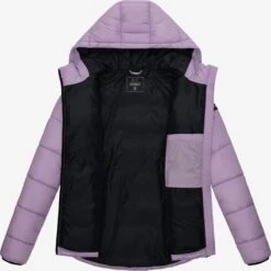 Marikoo Vestes Matelassées Veste D’hiver Leandraa Femme Lilas -Marikoo f1d25985b9b314782f65c95025ec771f