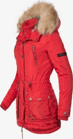 Marikoo Parkas Parka D’hiver Grinsekatze Femme Rouge -Marikoo f2956045bfb80b488f1afa4823c77ac3