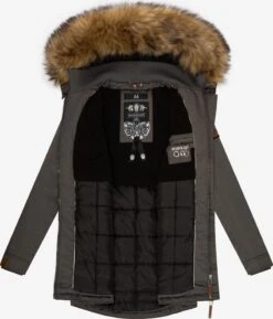 Marikoo Manteaux Dhiver Manteau D’hiver Sanakoo Femme Gris Foncé 5 Marikoo Manteaux Dhiver Manteau D’hiver Sanakoo Femme Gris Foncé -Marikoo f44d296b509cc38486c6c127dba8642e