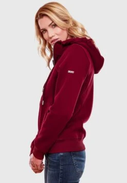 Marikoo Sweats Zippés Veste De Survêtement Setsunaa Femme Bordeaux -Marikoo f498bee9225500694d1a90c05f0893ea