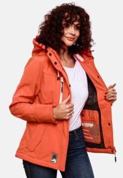 Marikoo Vestes De Mi-saison Veste Mi-saison Kleine Zicke Femme Corail -Marikoo f5728abe6afba1fa9457fb15e85195cc