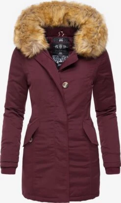 Marikoo Parkas Parka D’hiver Karmaa Femme Lie De Vin