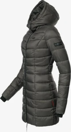 Marikoo Manteaux Courts Manteau D’hiver Abendsternchen Femme Anthracite -Marikoo f777c22dd773046171af909dacda6737