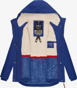 Marikoo Vestes Dhiver Veste D’hiver Bikoo Femme Bleu -Marikoo f79809803b4d2e38901ea36db508d070