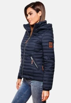 Marikoo Vestes De Mi-saison Veste Mi-saison Löwenbaby Femme Bleu -Marikoo f9d514e23b261ede8c871378cbdc3a9e