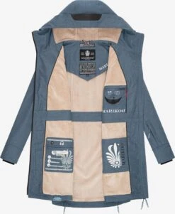 Marikoo Parkas Parka Mi-saison Femme Bleu -Marikoo f9f8d848510b958965e36bb0c980fb6b