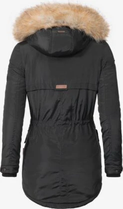Marikoo Parkas Parka D’hiver Grinsekatze Femme Noir 2 Marikoo Parkas Parka D’hiver Grinsekatze Femme Noir -Marikoo fa69bc8b04705f4db95472ebaab31789