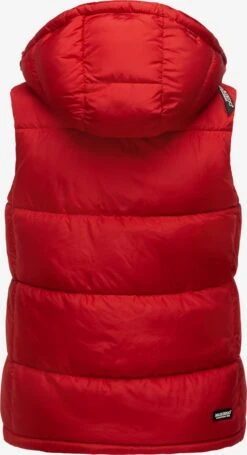 Marikoo Vestes Sans Manches Gilet Eisflöckchen Femme Rouge -Marikoo fc9c5741ad0c22bdc93997b232957042