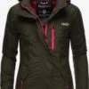 Marikoo Vestes Dextérieur Veste Fonctionnelle Rabeaa Femme Olive
