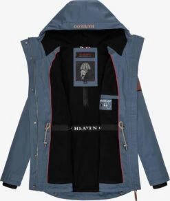 Marikoo Vestes De Mi-saison Veste Mi-saison Babetaa Femme Bleu-gris -Marikoo feefdeb518c0f831b0a57245c299327e