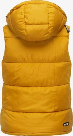 Marikoo Vestes Sans Manches Gilet Eisflöckchen Femme Jaune -Marikoo ff8f49cb09ab314c6665b7c6849d1881