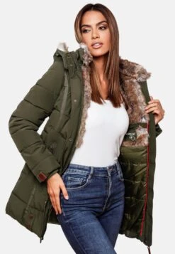 Marikoo Manteaux Courts Manteau D’hiver Femme Olive 10 Marikoo Manteaux Courts Manteau D’hiver Femme Olive -Marikoo ffd4dcd5cee6f889e20b5bed0fa7525e