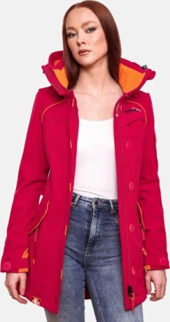 Marikoo Vestes Dextérieur Veste Fonctionnelle Soulinaa Femme Framboise -Marikoo fffd486b88b5d19845fead36d39d596e